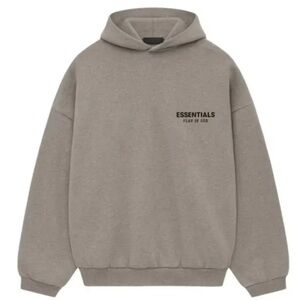 ⚪ Essentials Fear of God Hoodie – Heather Gray (FW24) (XS–XL) ⚪